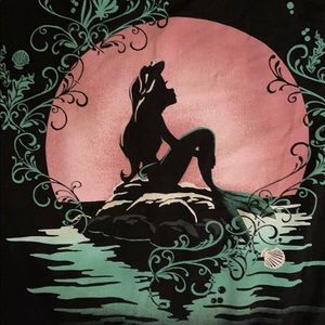 New with tags little mermaid asymmetrical shirt M